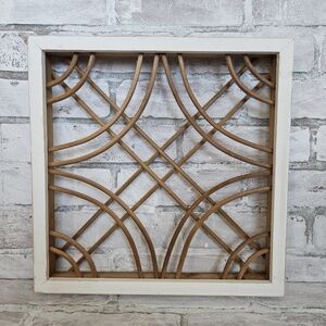 Boho Modern Farmhouse Wicker Bamboo Rattan Decorative Art